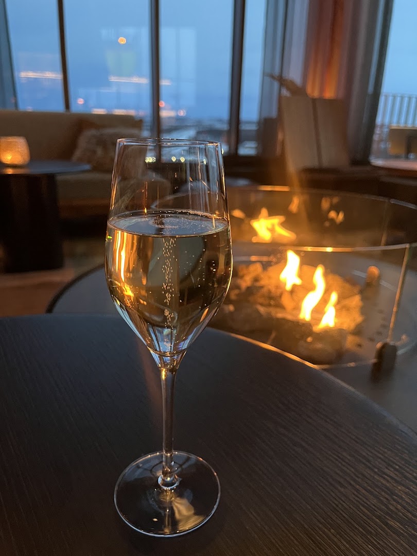 Rooftop by Fe: atmospheric shot of bar drink