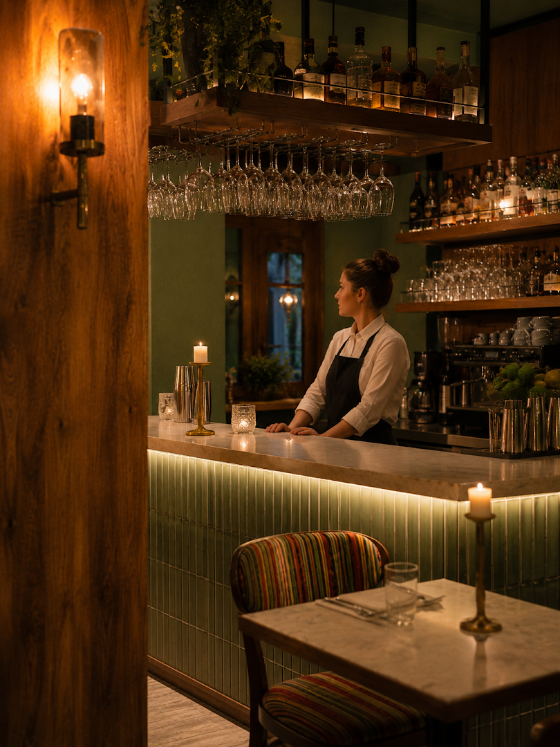 Il Punto: professional, atmospheric shot of venue