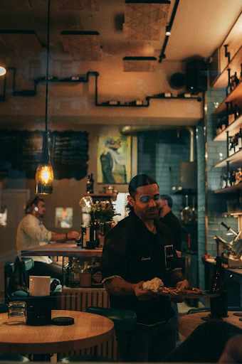 Sessanta: atmospheric shot of restaurant interior