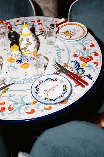Trattoria Giorgio's: attractive, high-quality restaurant table setting