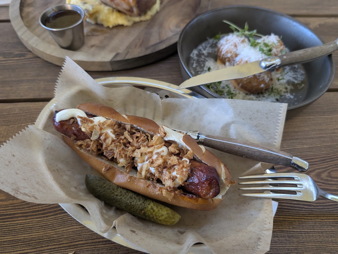 German Beer Hall: appetizing photo of restaurant food