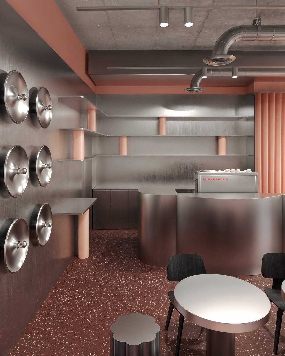 Draft Coffee: professional interior shot of venue