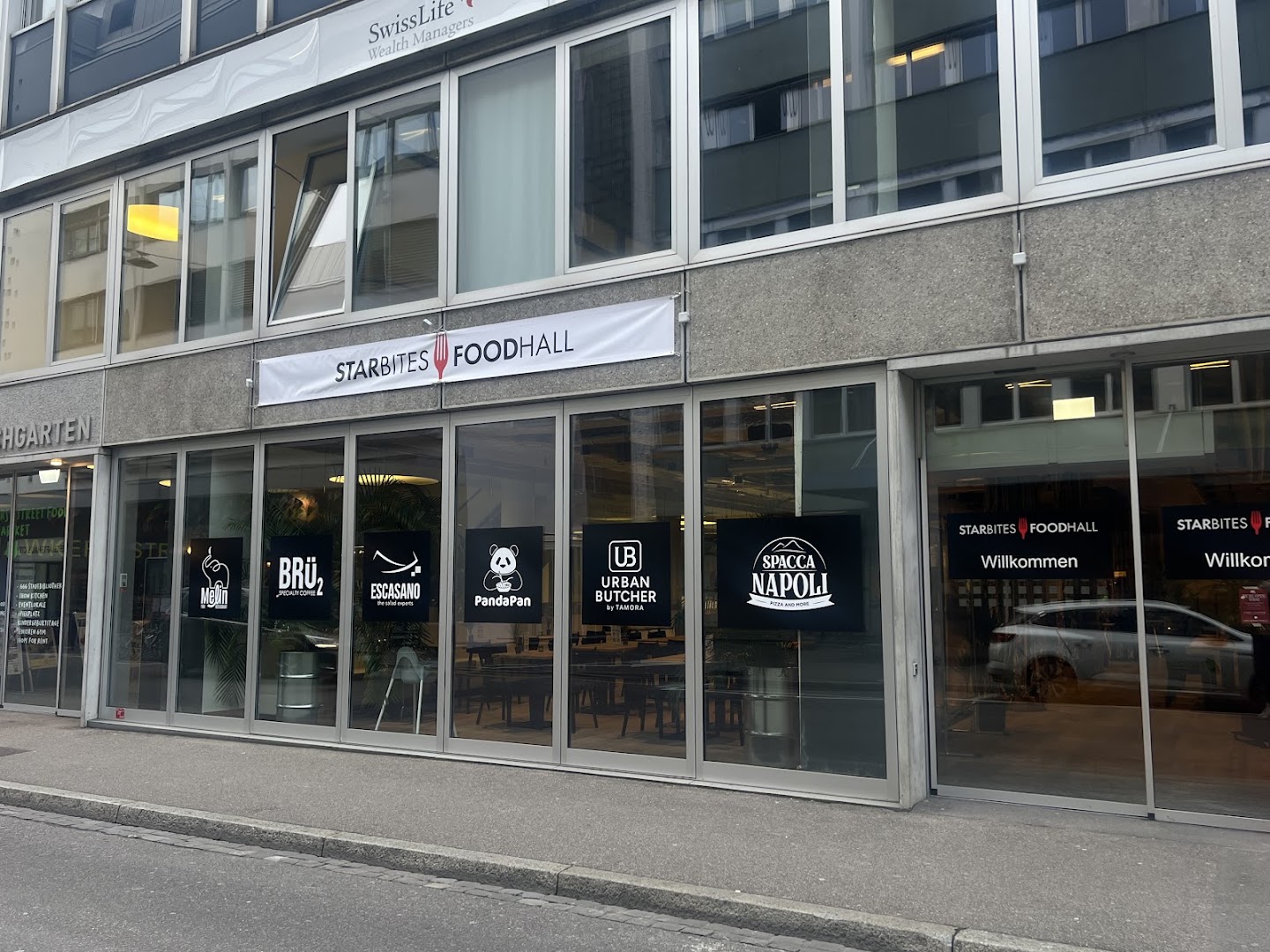 Starbites Foodhall: clear exterior view of venue