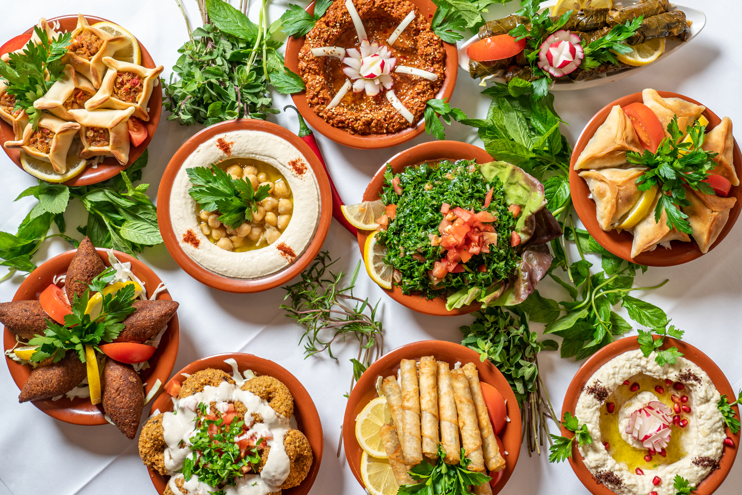 Le Cèdre: high quality appetizing food spread