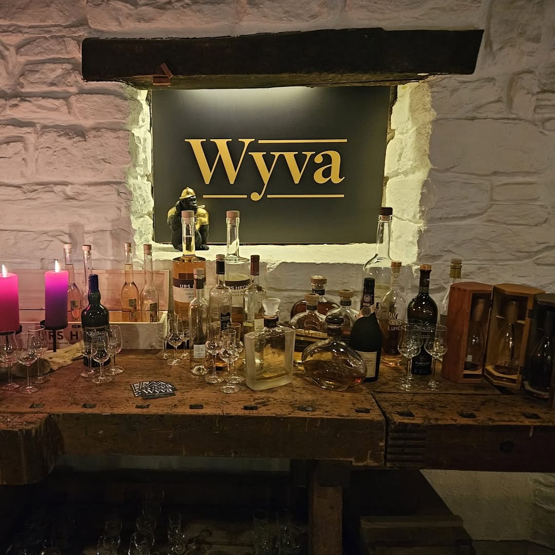 Wyva: attractive display of bar interior