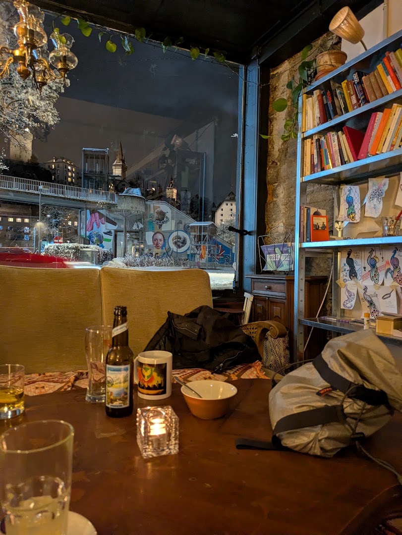Pfau Bar: cozy atmosphere and nice view