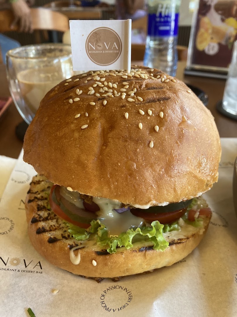 NOVA Restaurant & Dessert Bar: appetizing food photo with branding