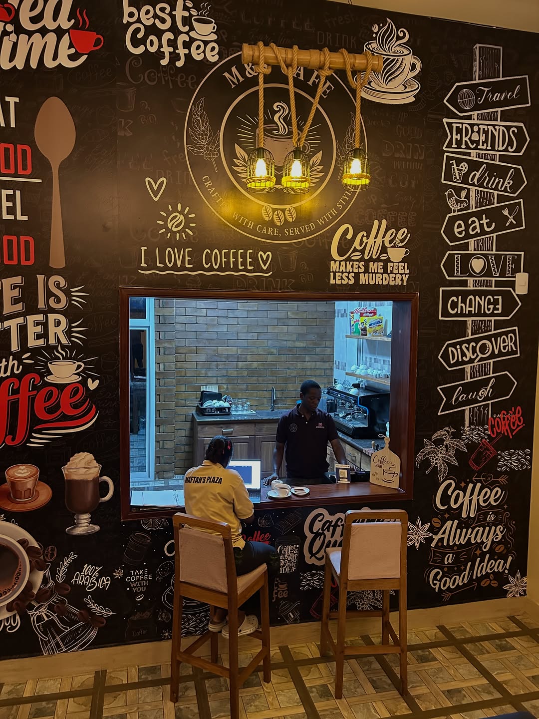 M&S Café: venue atmosphere and staff