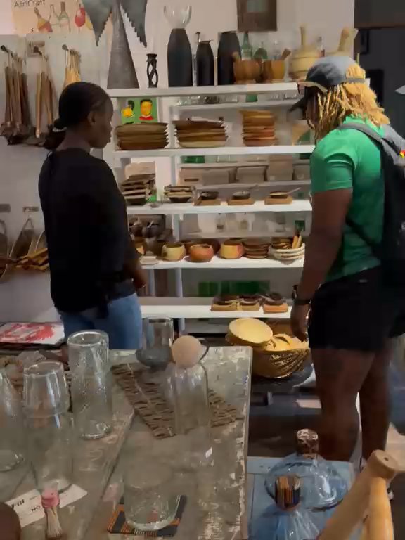 AfriCraft: shop interior and products