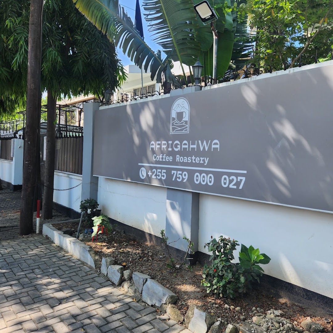 Afrigahwa Coffee Roastery: clear exterior signage of venue