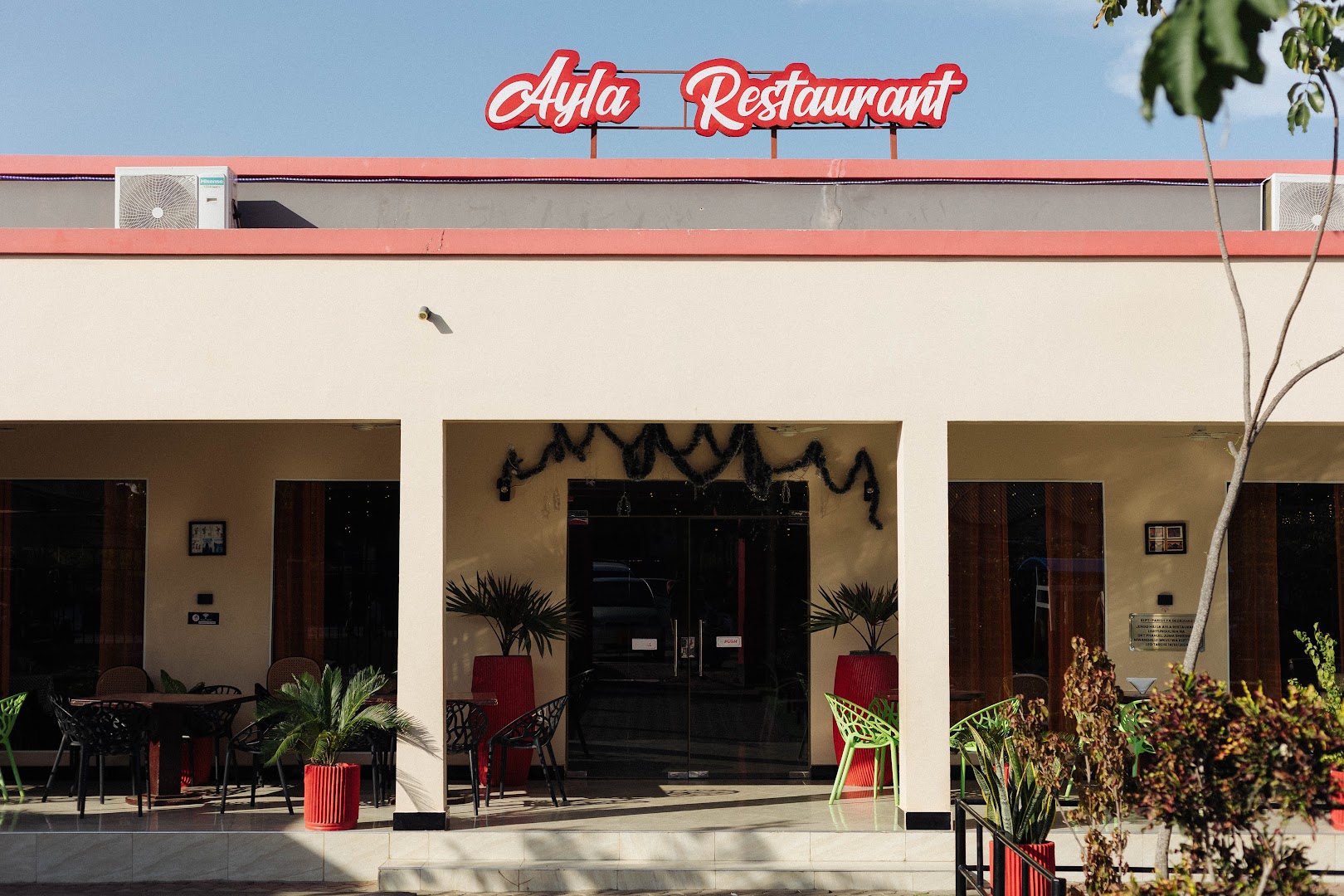 Ayla Restaurant & Cafe: clear exterior shot of restaurant