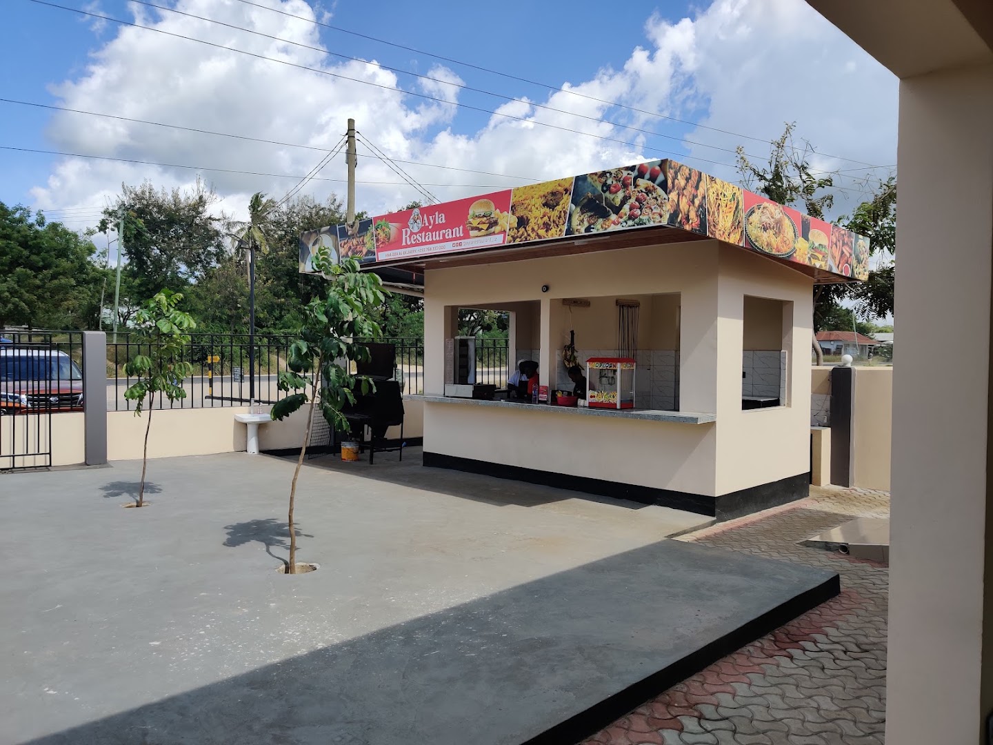 Ayla Restaurant & Cafe: clear exterior view of restaurant