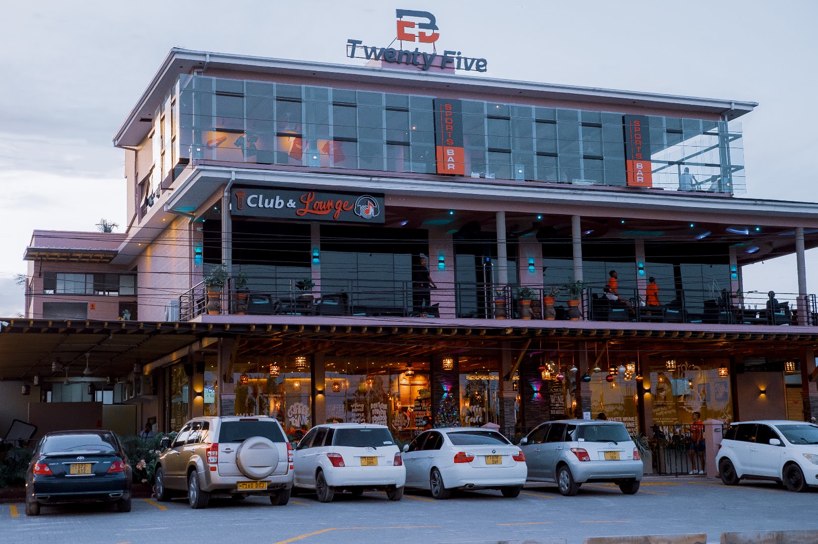 EB Twenty Five: clear exterior shot of venue