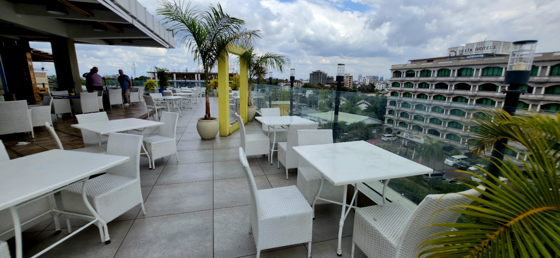 The Fishmonger: clear view of restaurant terrace