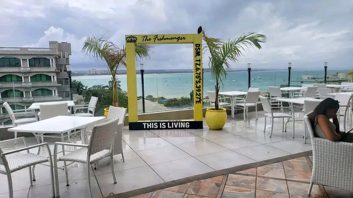 The Fishmonger: attractive terrace with scenic view