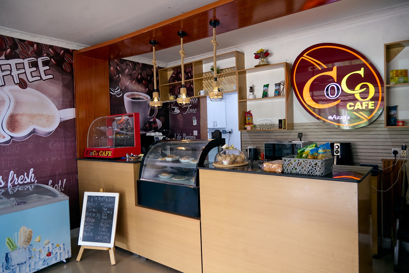 Coco Cafe: clear interior shot of cafe