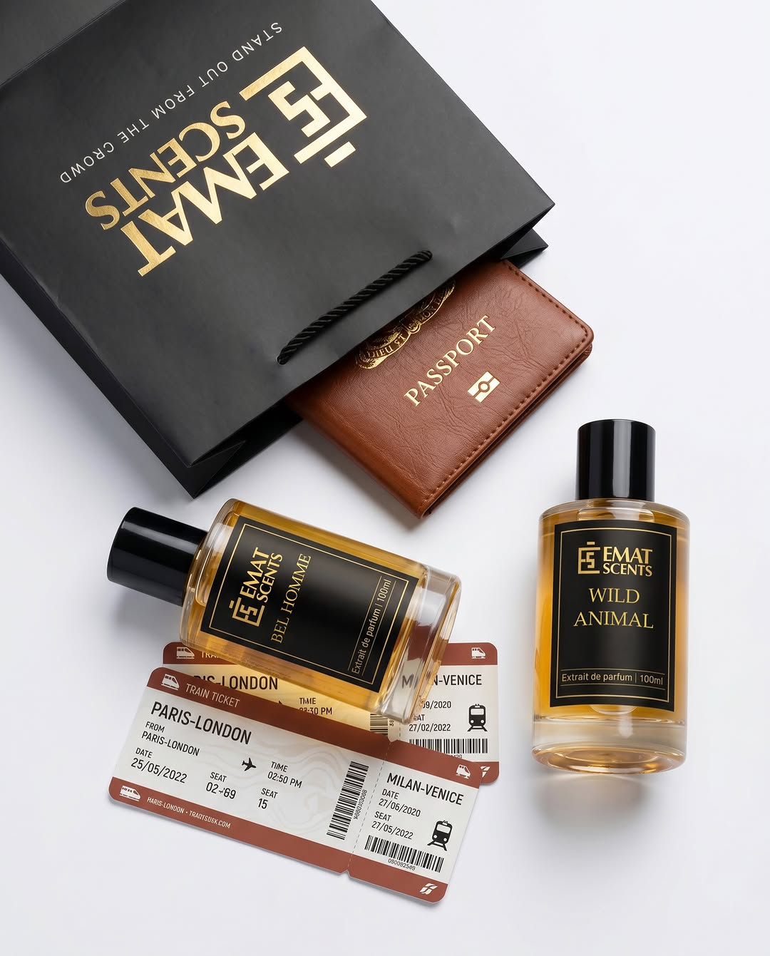 EMAT Scents: professional product photography