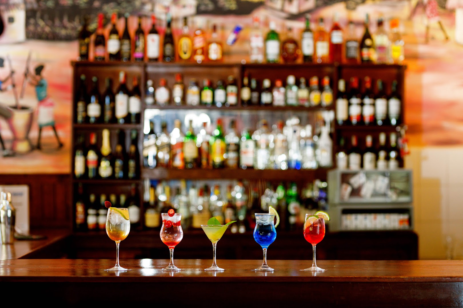 Barafu - The Bar: professional shot of bar drinks