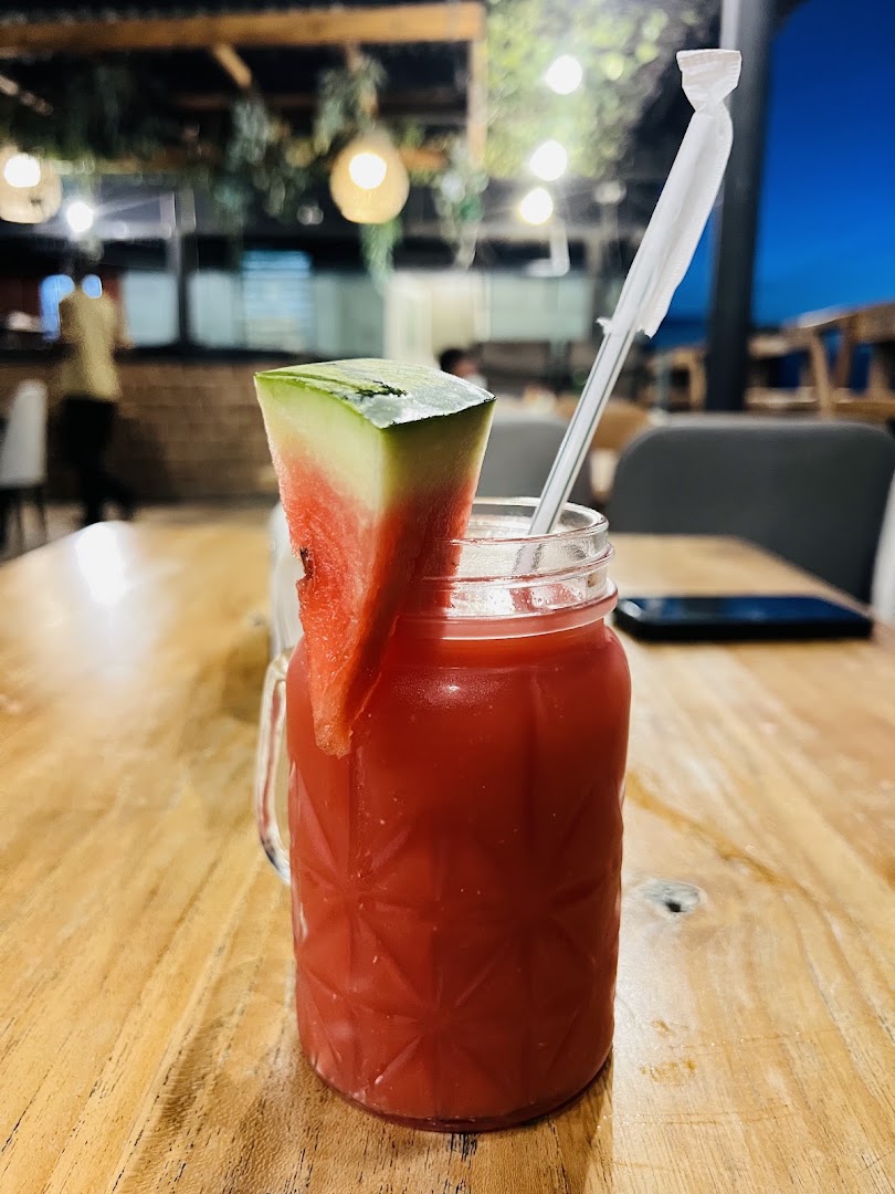 Rooftop Restaurant & Café: appealing photo of restaurant drink
