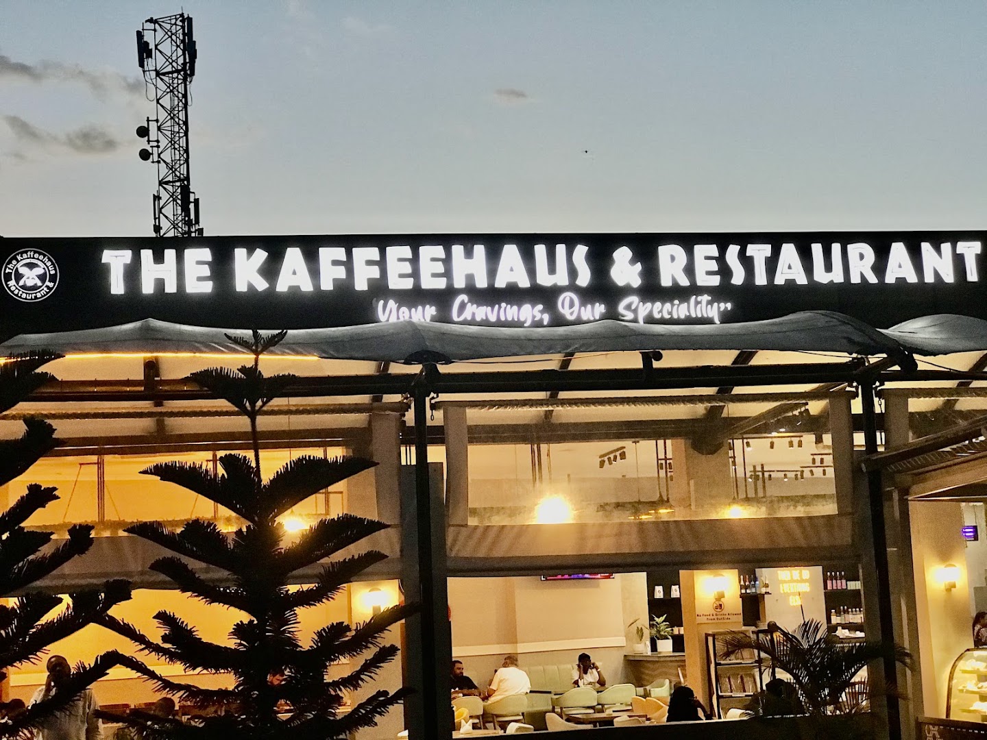 The Kaffeehaus & Restaurant: clear exterior shot of venue