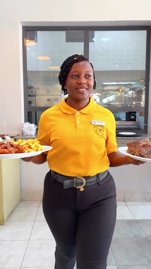 The Kaffeehaus & Restaurant: professional staff serving food