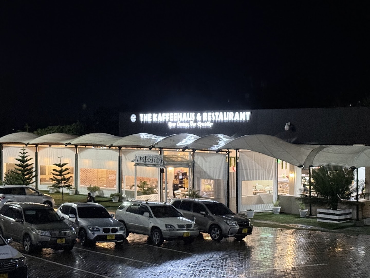 The Kaffeehaus & Restaurant: clear exterior shot of venue