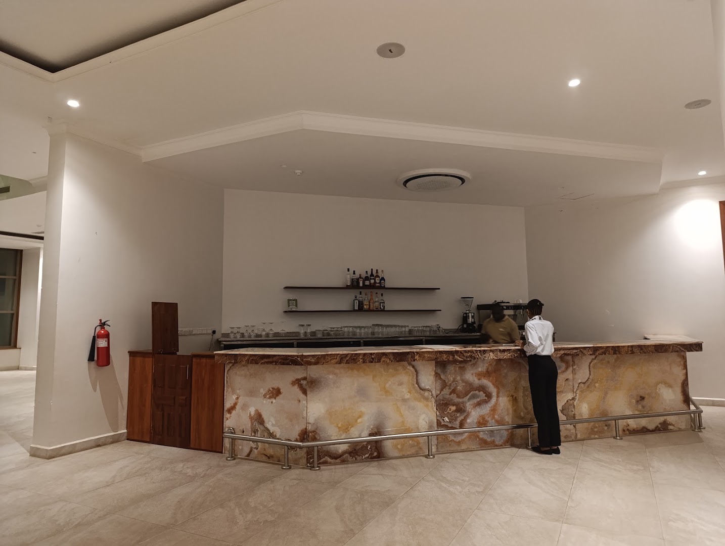 The New Kiboko Tanga: clear view of bar area