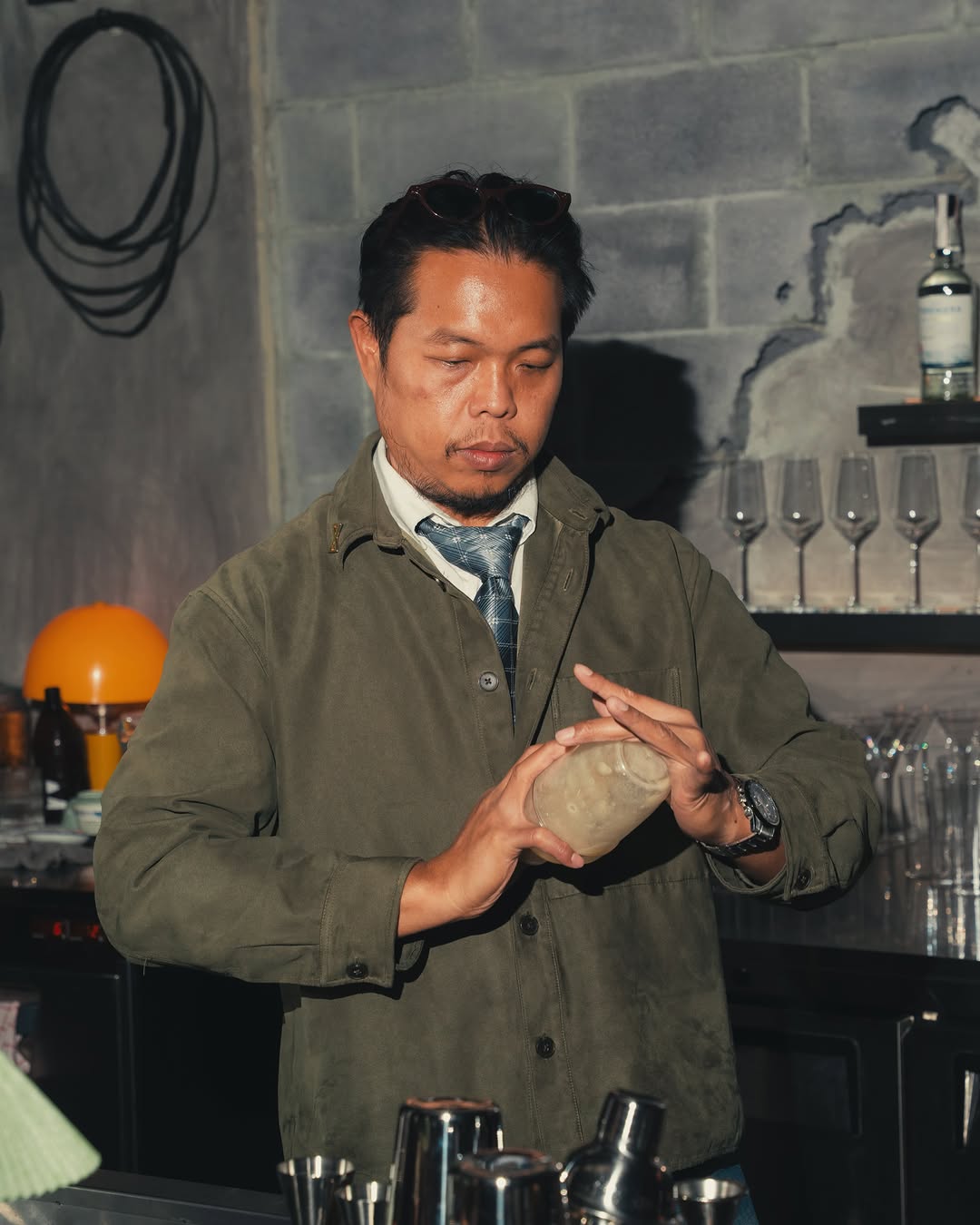 Residents Only: professional photo of bartender working