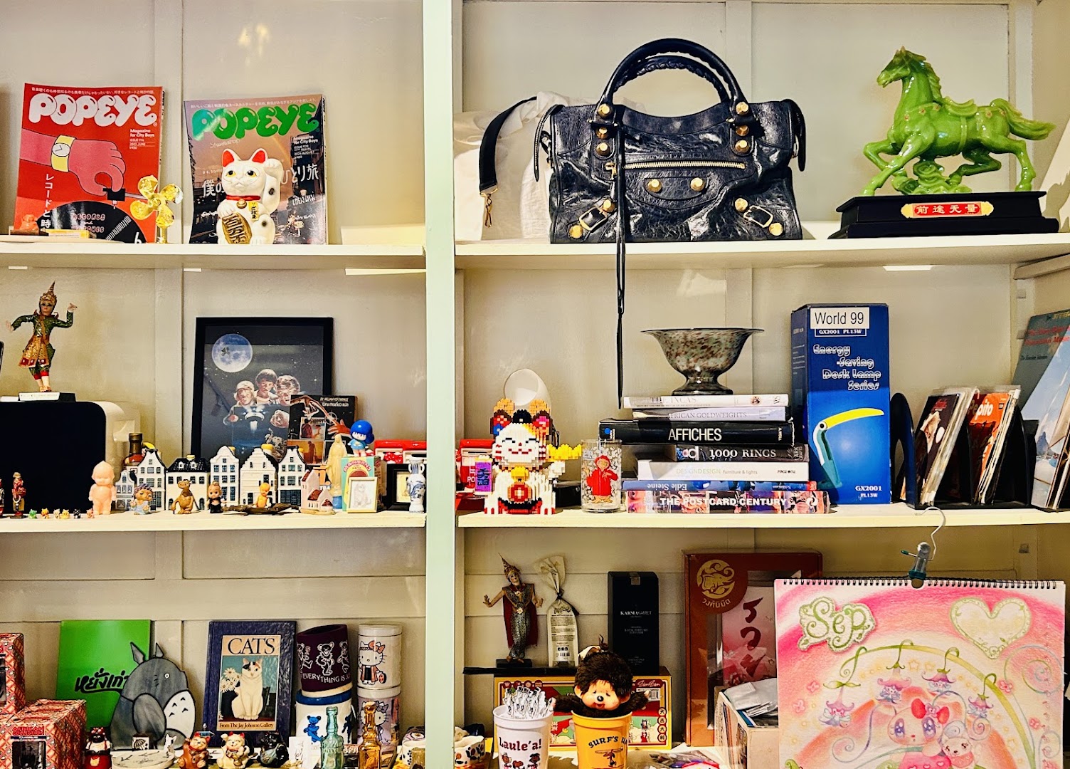 Favs Selected: clear display of shop products