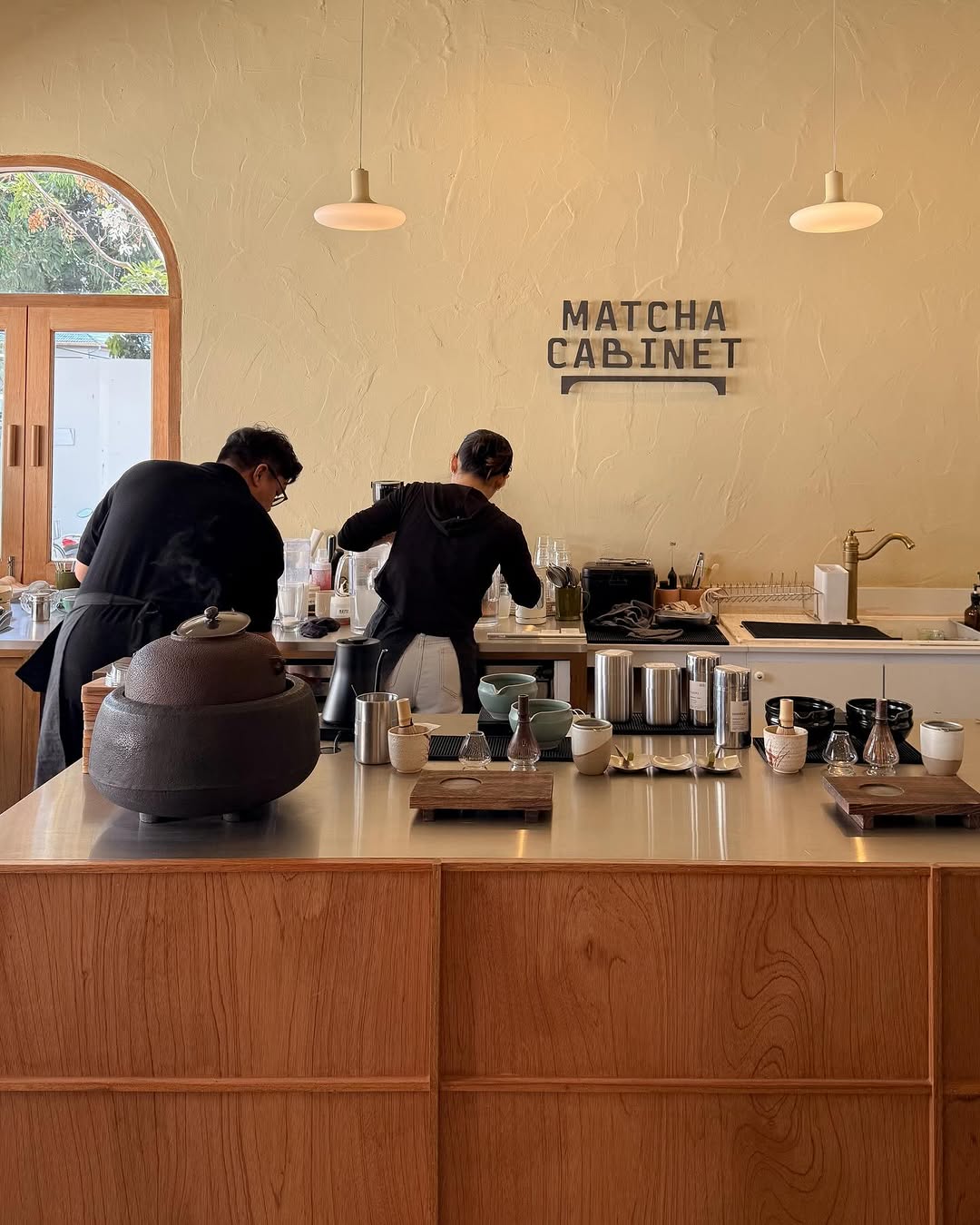 Matcha Cabinet: professional interior shot showing atmosphere