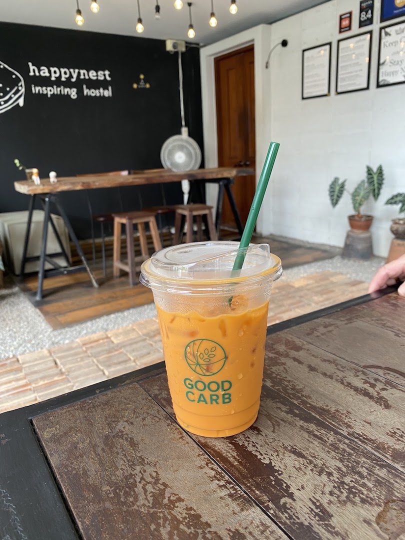 Good Carb: clear photo of branded drink