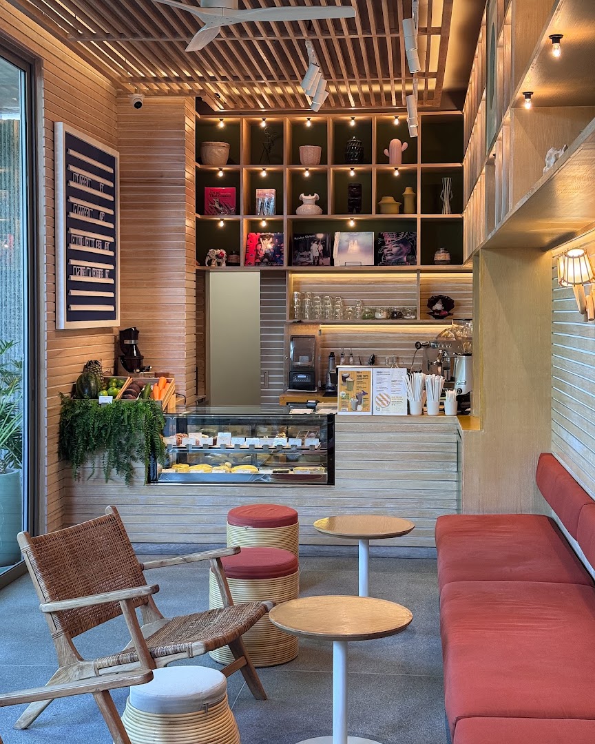 The Juice Cafe: inviting and professional interior shot