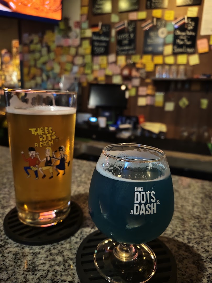 Three Dots & A Dash: clear photo of branded drinks