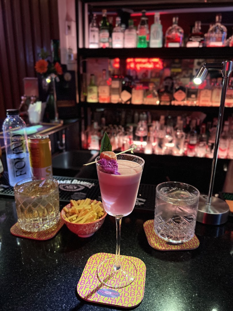 Found Bar: appealing shot of bar drinks