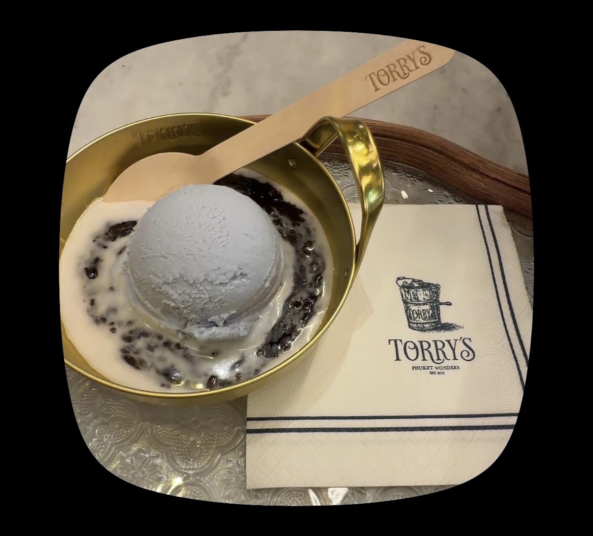 Torry's Ice Cream: appetizing photo of branded dessert