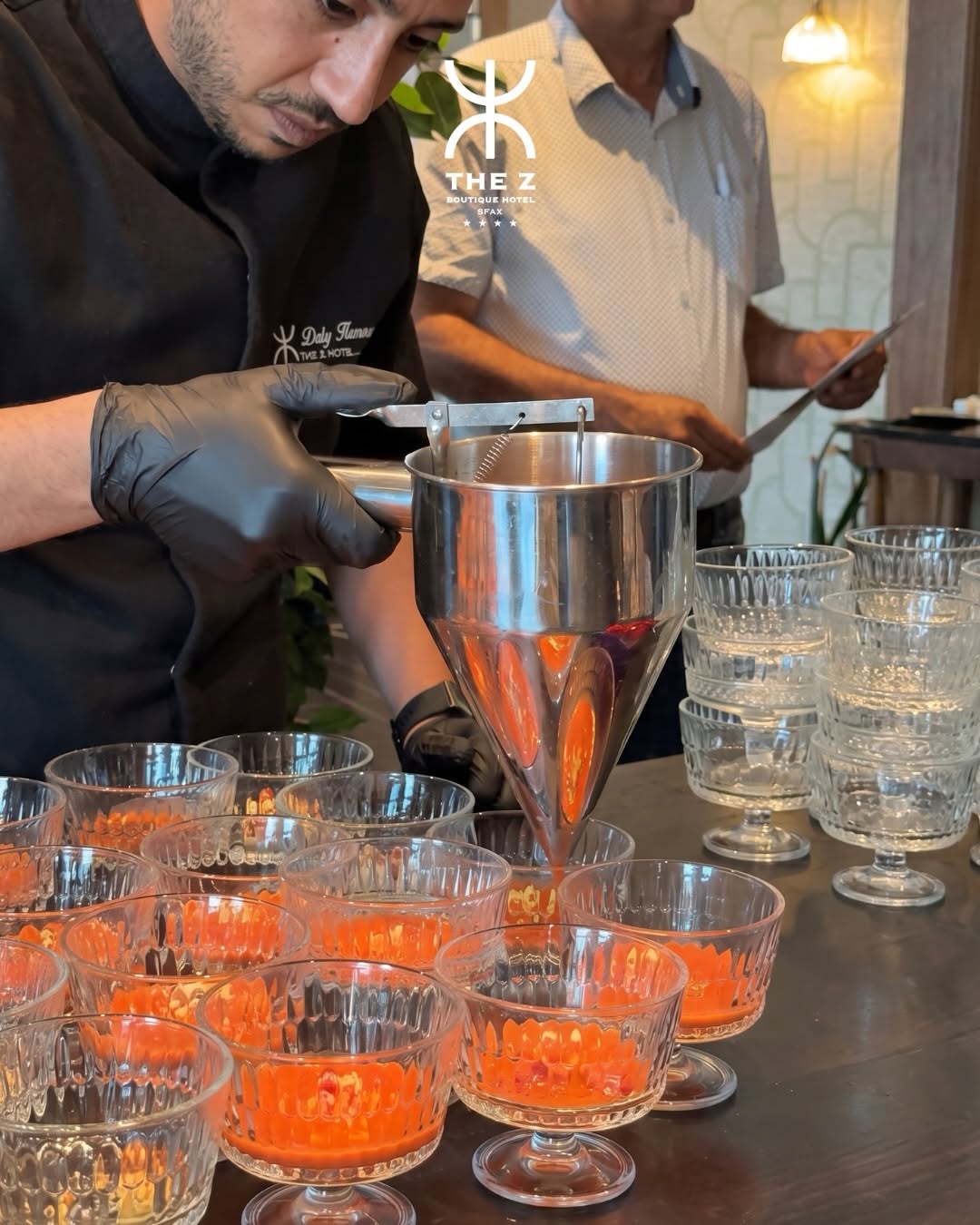 Alma Restaurant: professional photo of food preparation