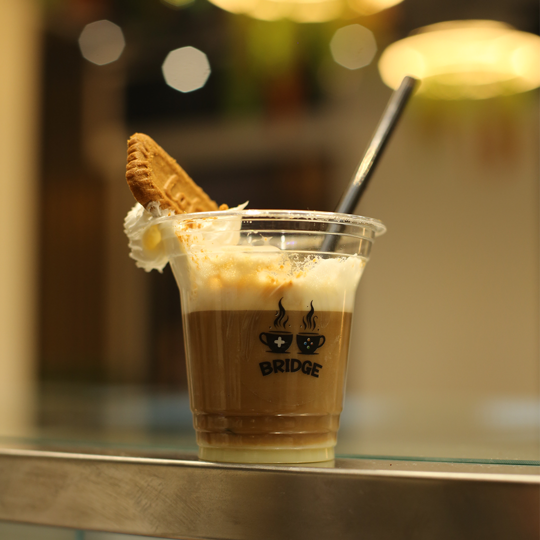 Bridge Coffee & Arcade: high quality, professional product photo