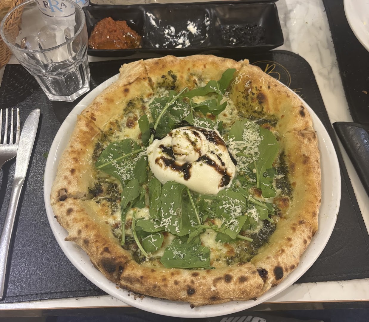 Bruschetta: appetizing photo of restaurant food
