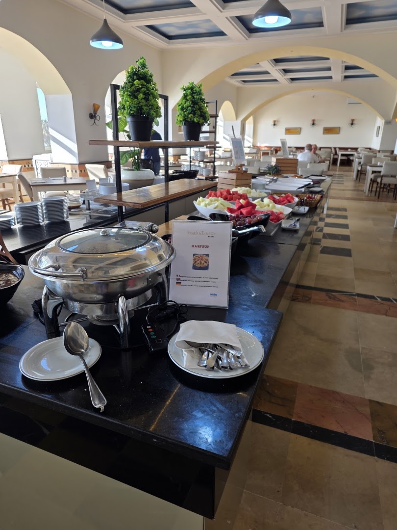 Dar Amna: clear, professional buffet display photo
