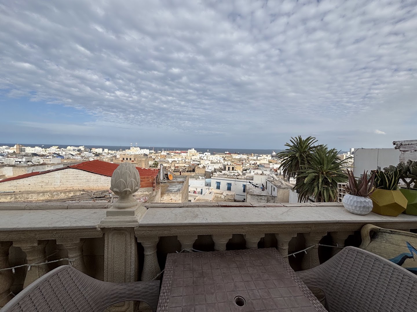 Dar Amna: beautiful terrace view of city