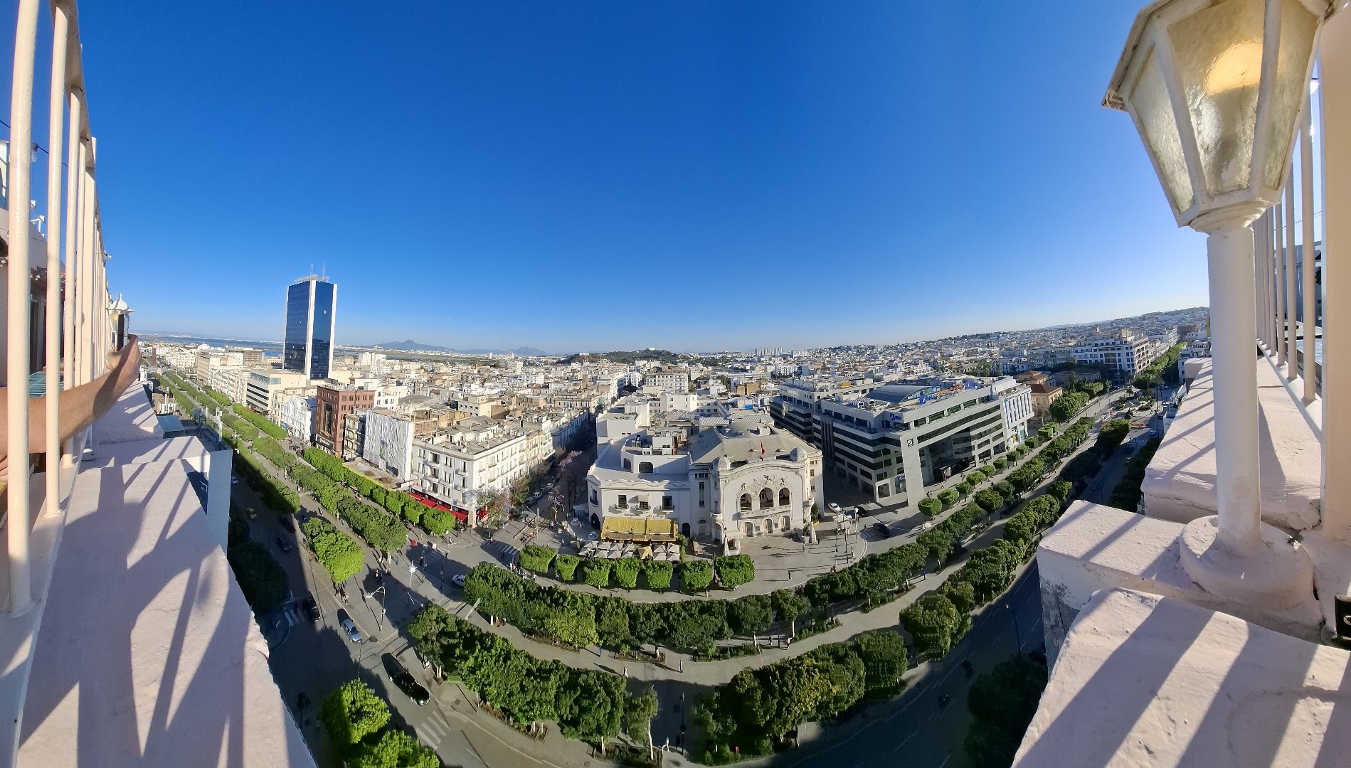 Habibi Downtown: excellent panoramic view of venue