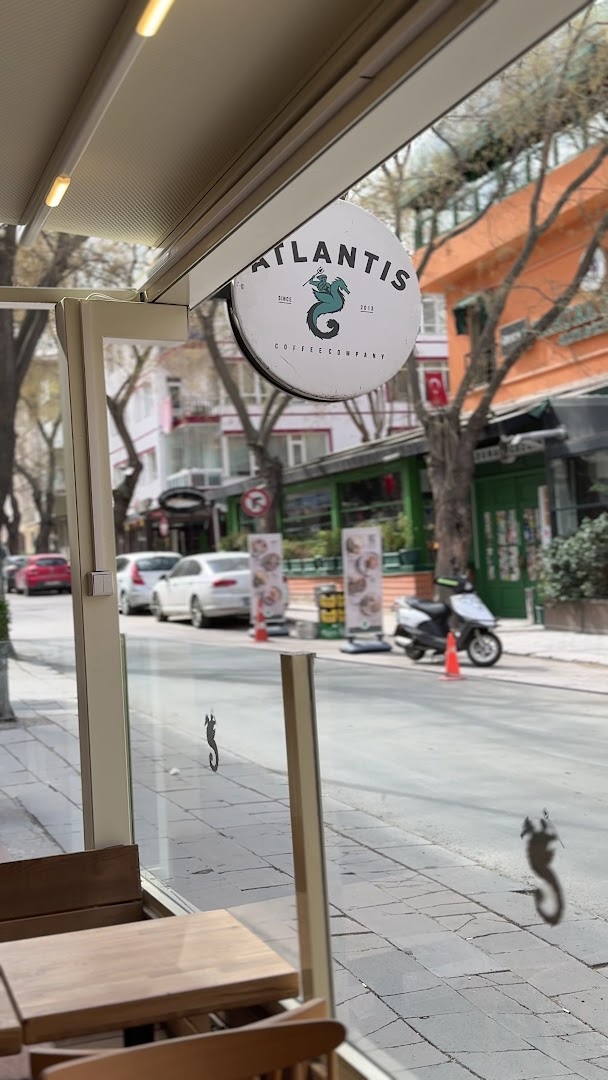 Atlantis Coffee Company: clear shot of venue signage