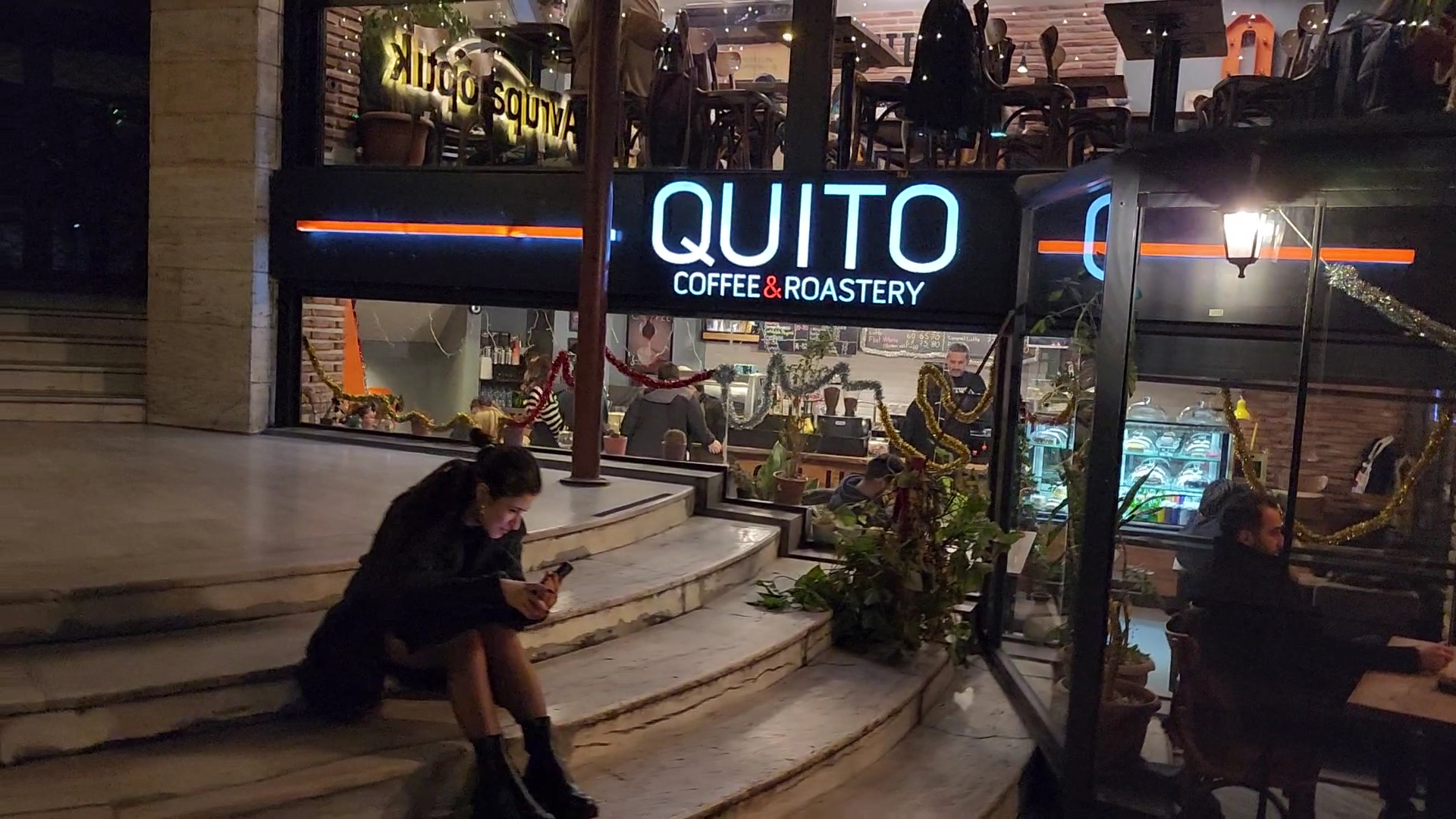 Quito Coffee: clear, inviting exterior venue shot