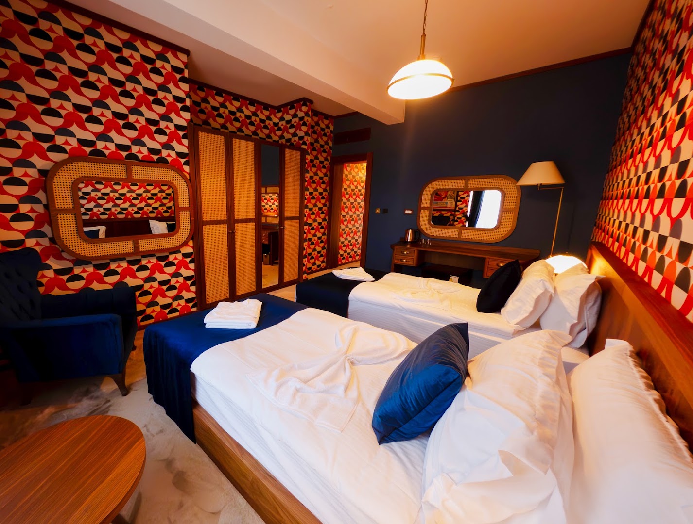 74 Hotel: clear, well-lit hotel room photo