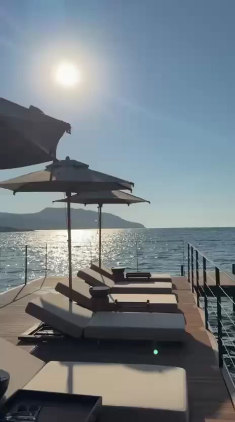 OKU Bodrum: beautiful hotel terrace with view