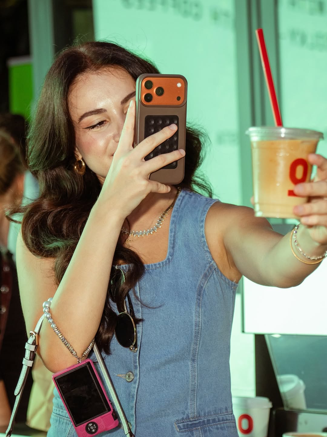 Espressolab: customer enjoying coffee at venue