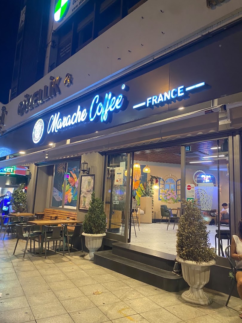 Marache Coffee: clear, inviting exterior venue photo