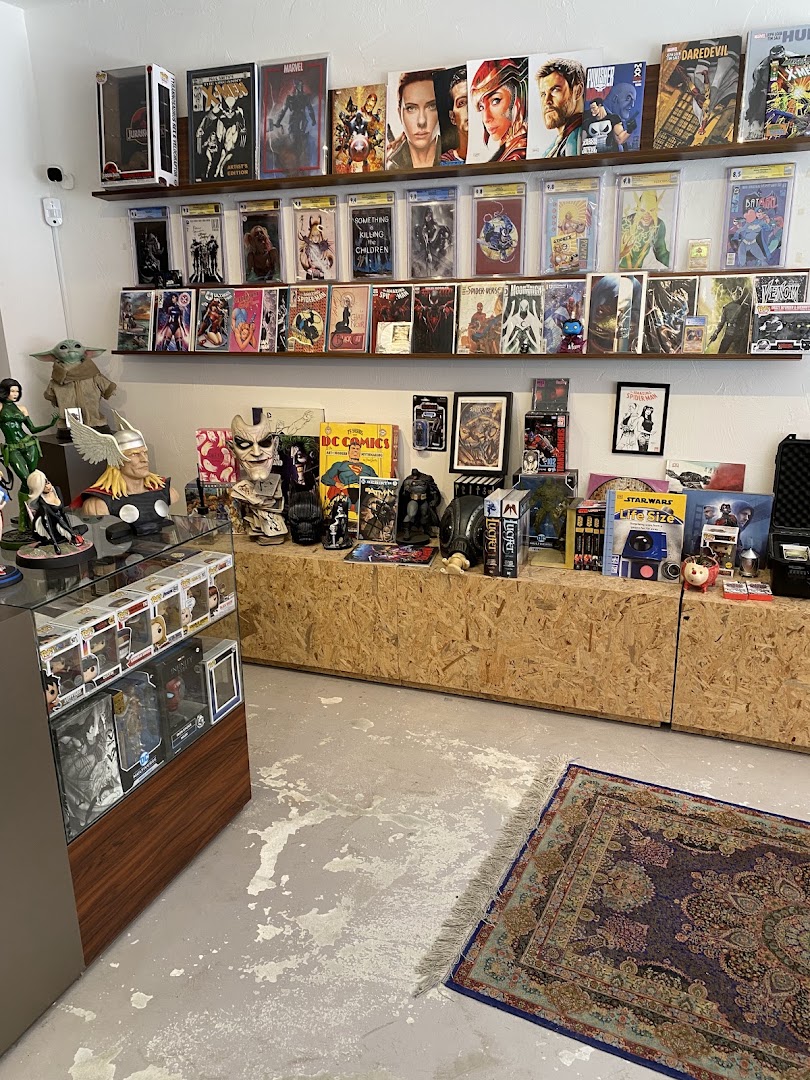 PhD Collectibles: clear display of shop products