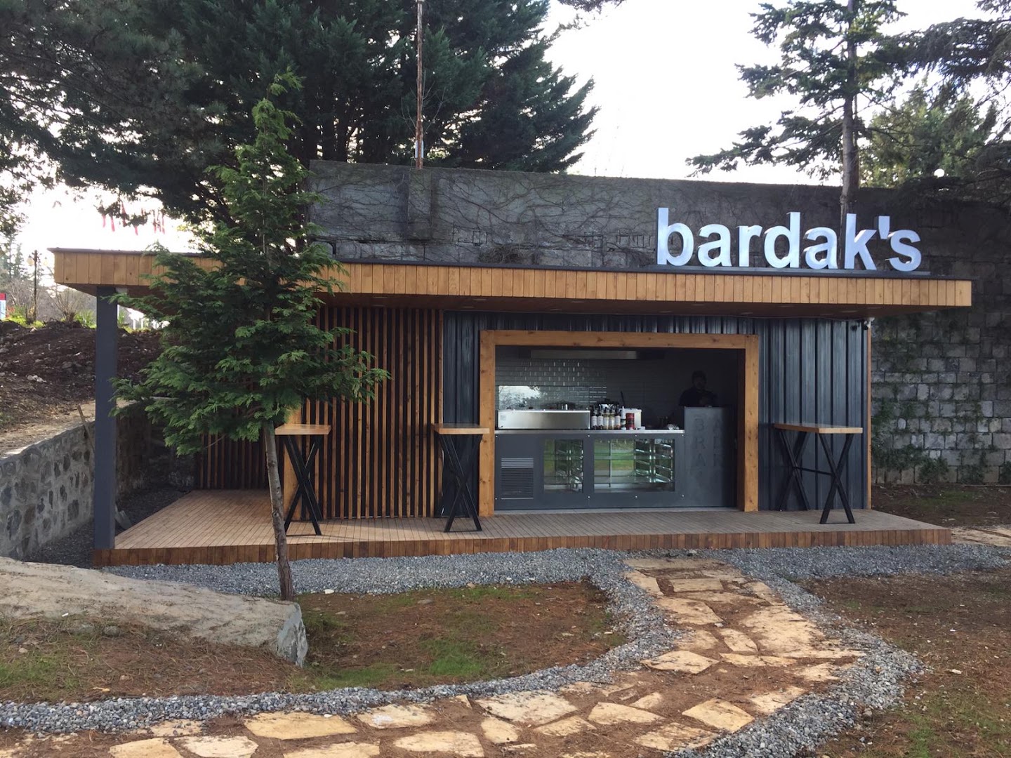 Bardak's: clear exterior shot of venue