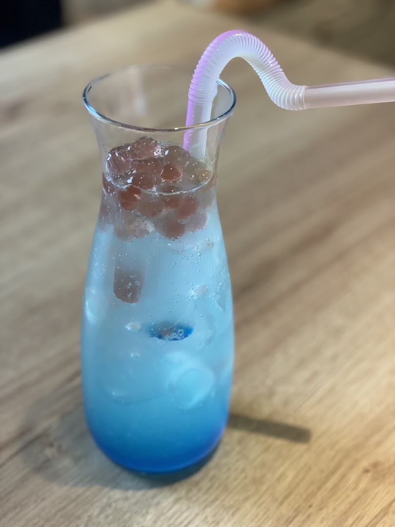 Terrace: appealing photo of a drink